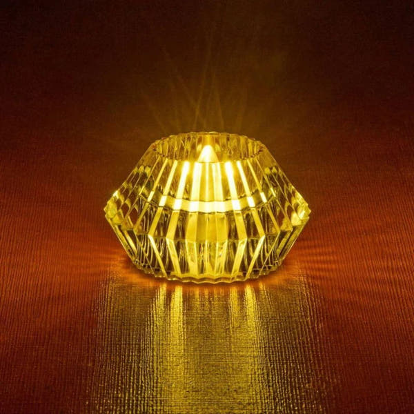 Decorative Led Crystal Diamond Candle